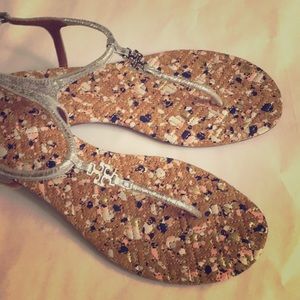 New Tory Burch Quilted Marion Sandals